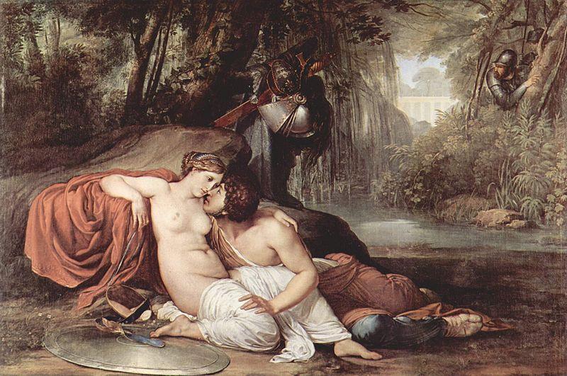 Francesco Hayez Rinaldo und Armida china oil painting image